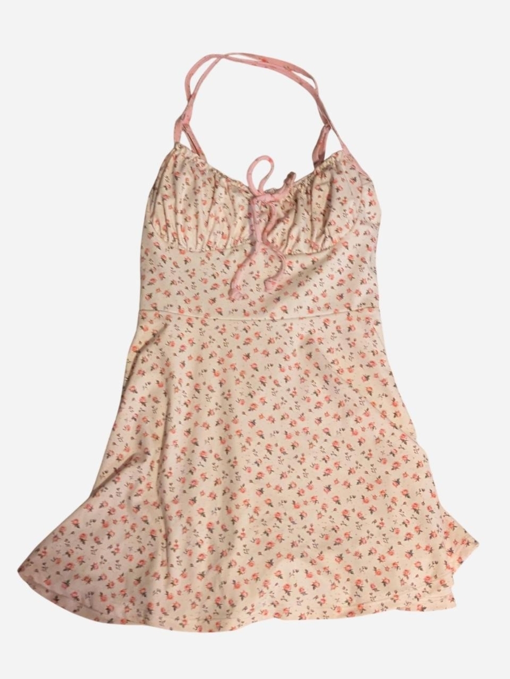 NWOT Popflex / Blogilates pink floral mini dress